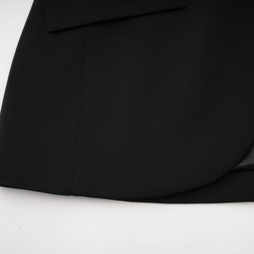 Vincenzina Jacket & Trousers Crystal Embellished Black