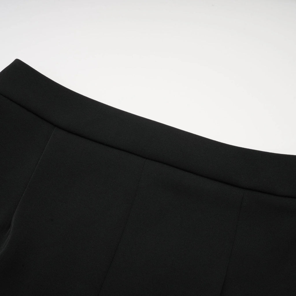 Vincenzina Jacket & Trousers Crystal Embellished Black