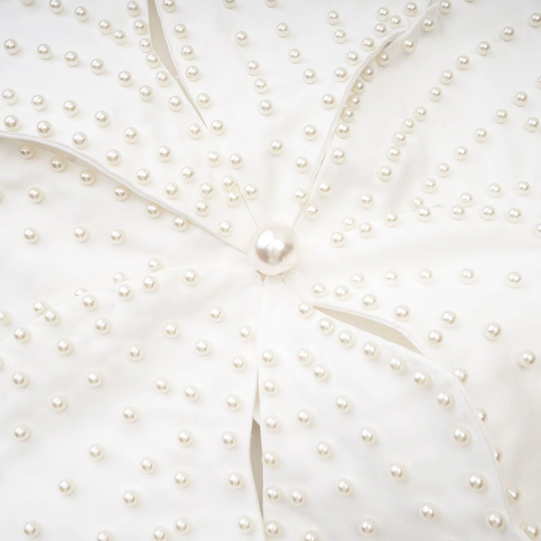 Vincenzina Top Floral Halterneck Pearl Embellished