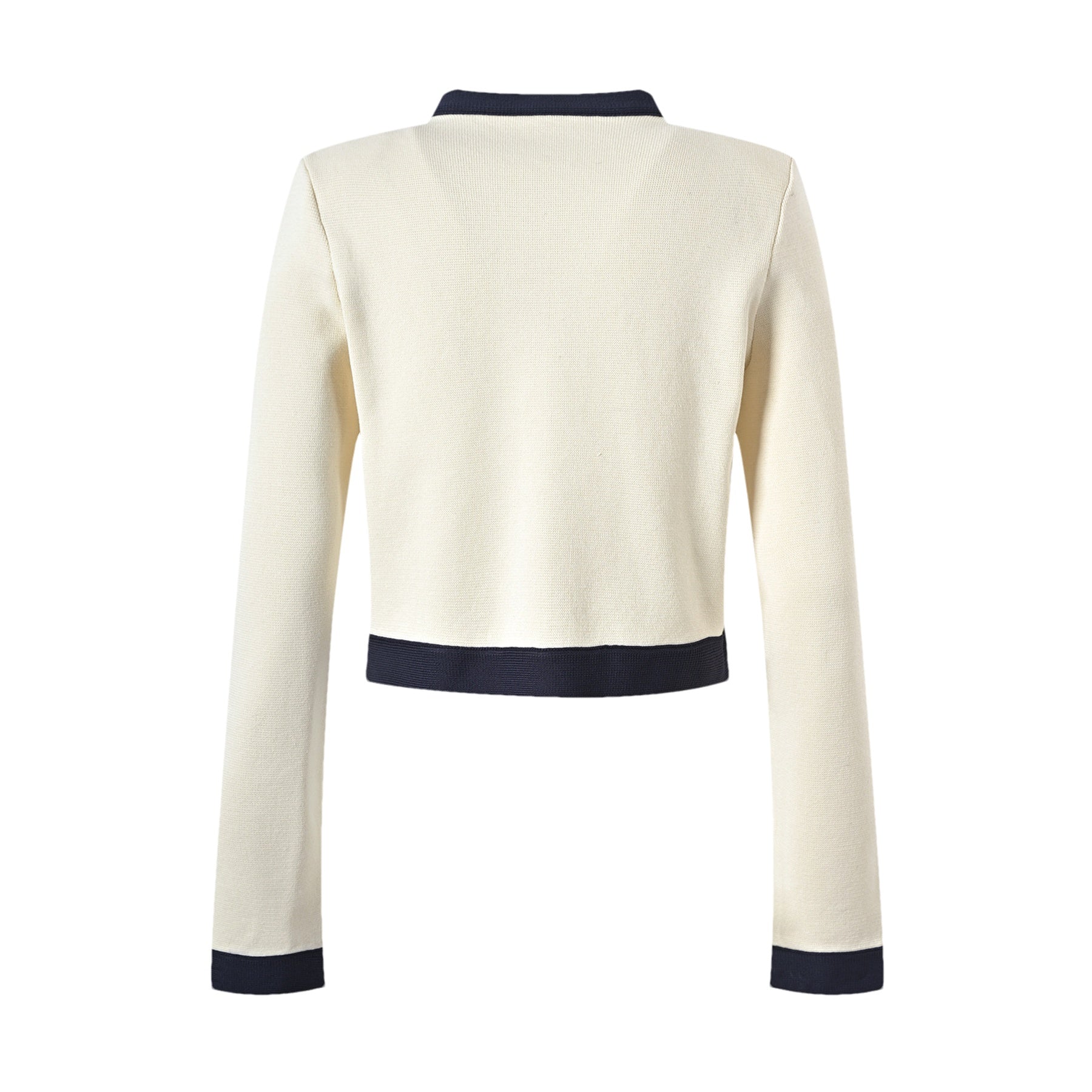 Viola Cardigan & Skirt White Black Bow Detail Matching Set