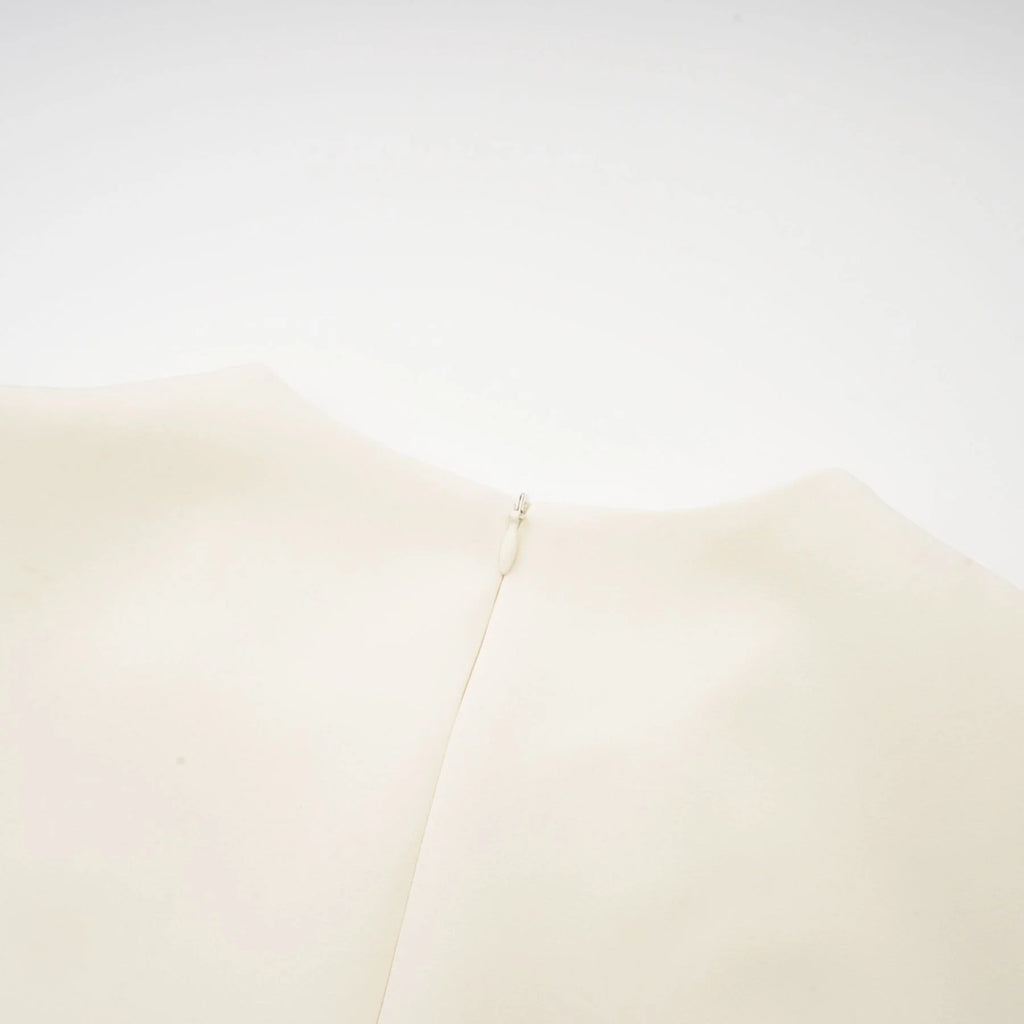 Violet Mini Dress White Crystal Embellished Sleeveless & Rear