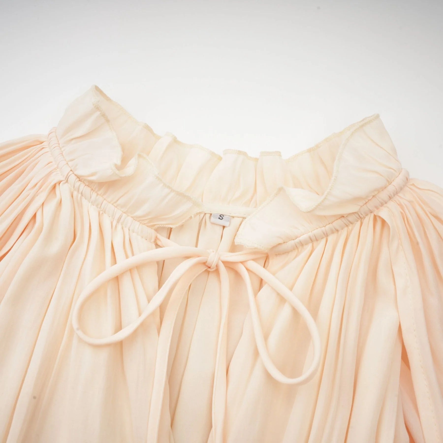 Vivian Midi Dress with V - Neck and Ruffled Detailing