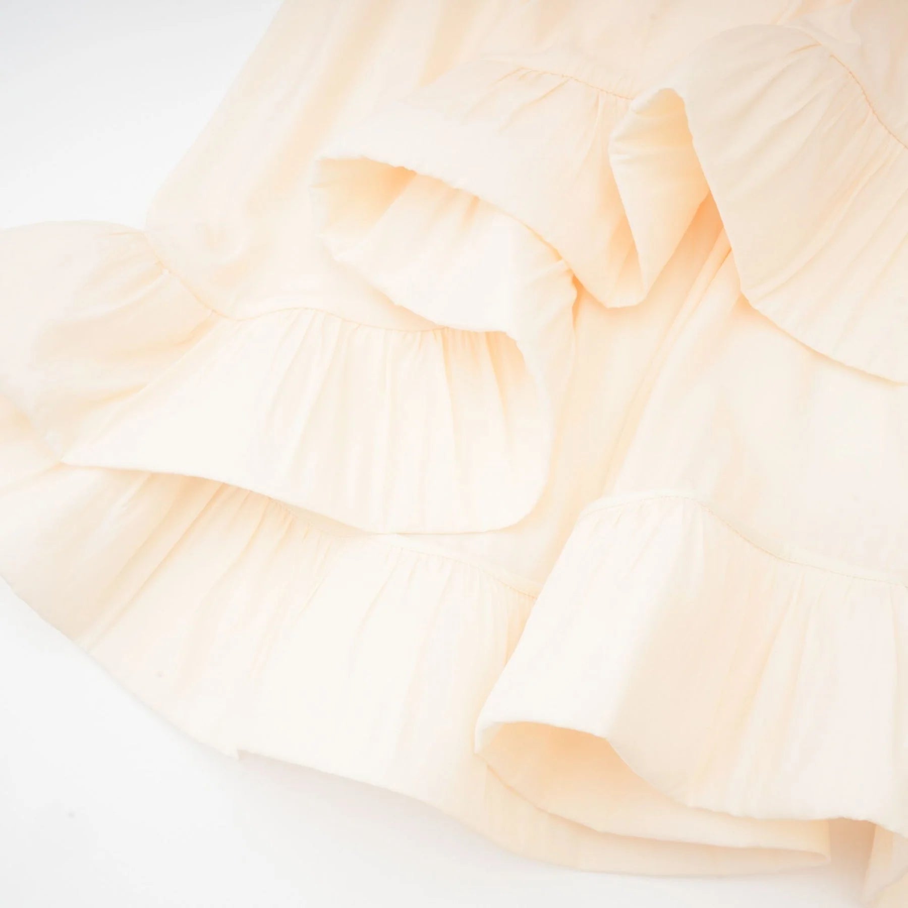 Vivian Midi Dress with V - Neck and Ruffled Detailing