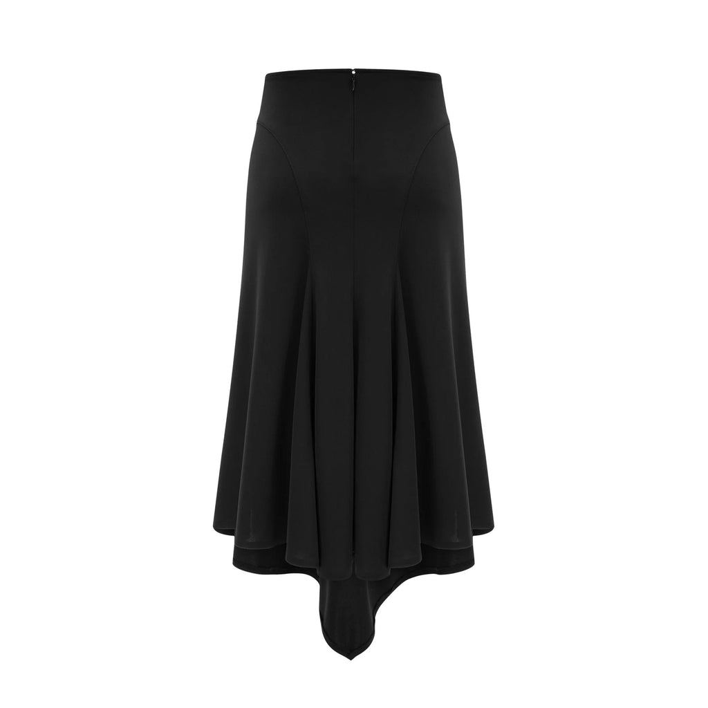 Winter Skirt with Logo Motif & Cut Out Detailing