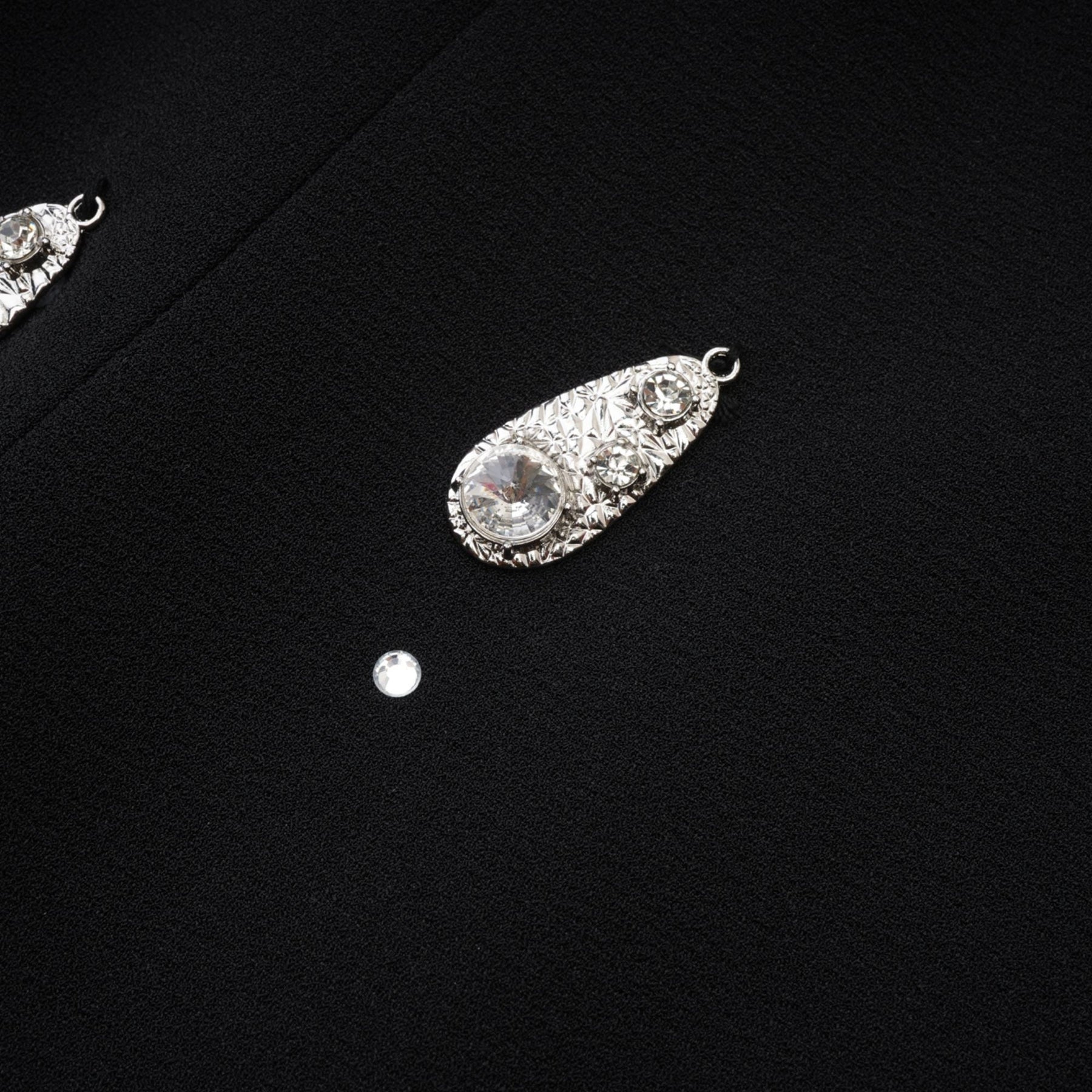 Ysabeau Embellished Mini Dress With Oversized Bow