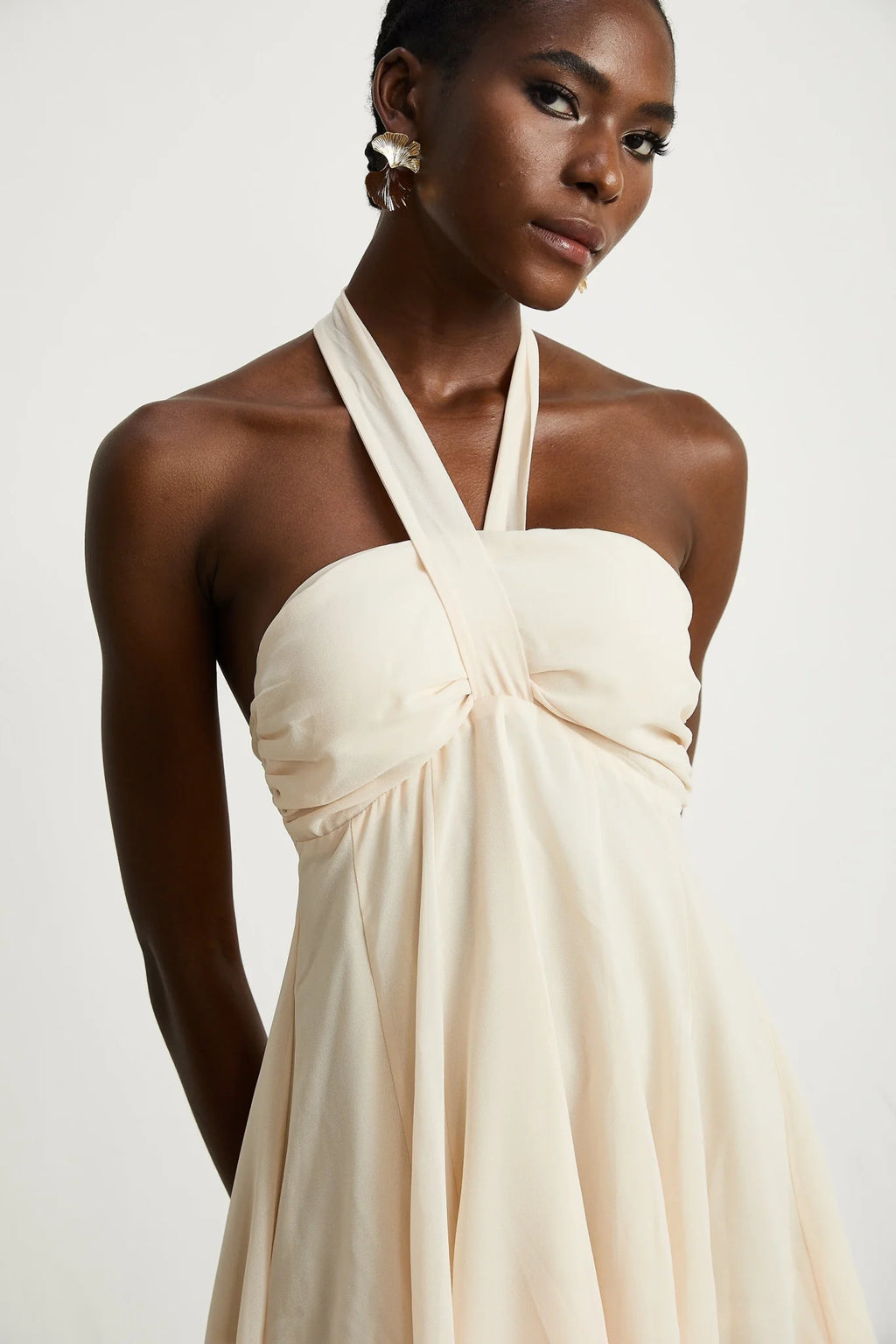 Zara Mini Dress with Wrapped Bustier Design