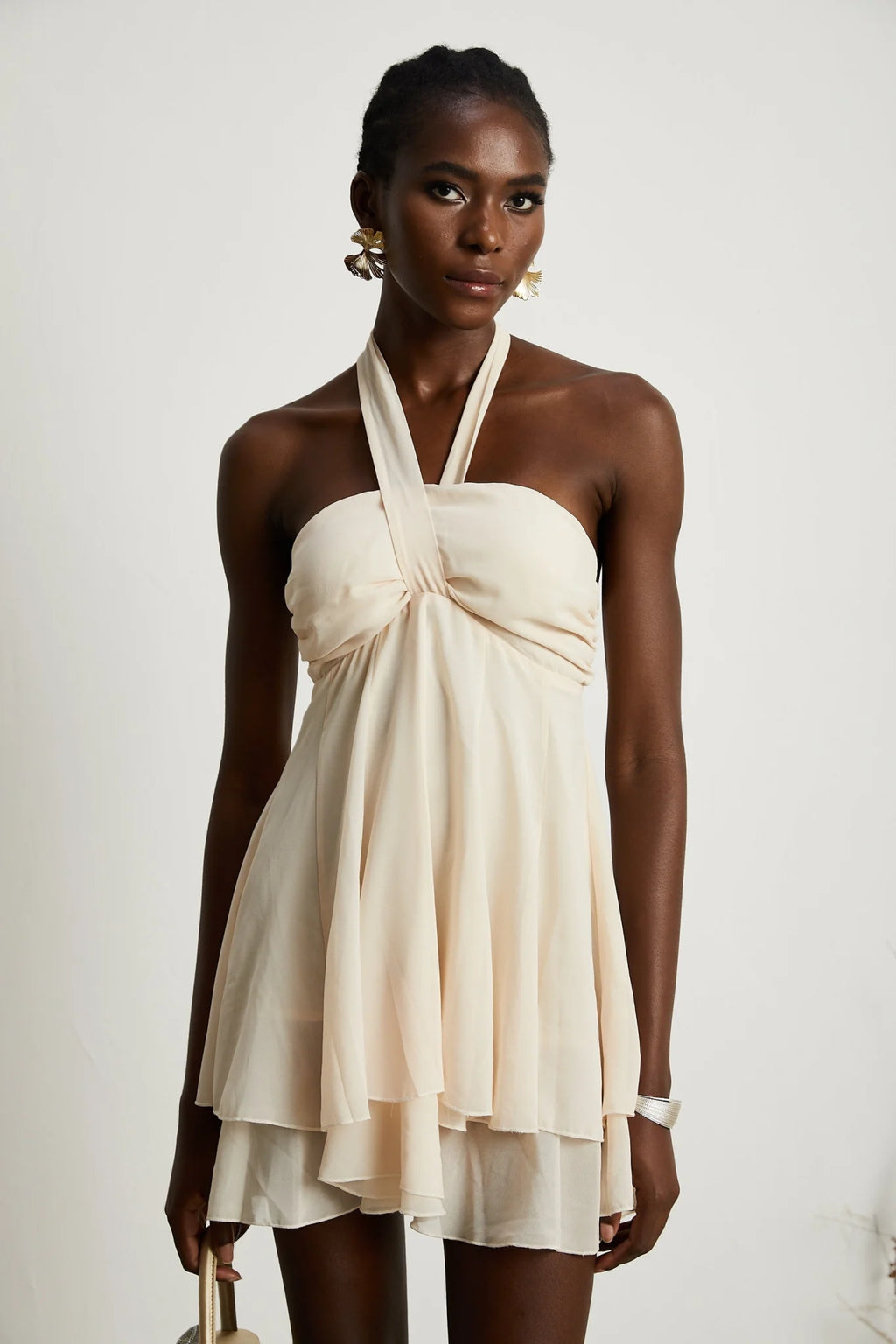 Zara Mini Dress with Wrapped Bustier Design