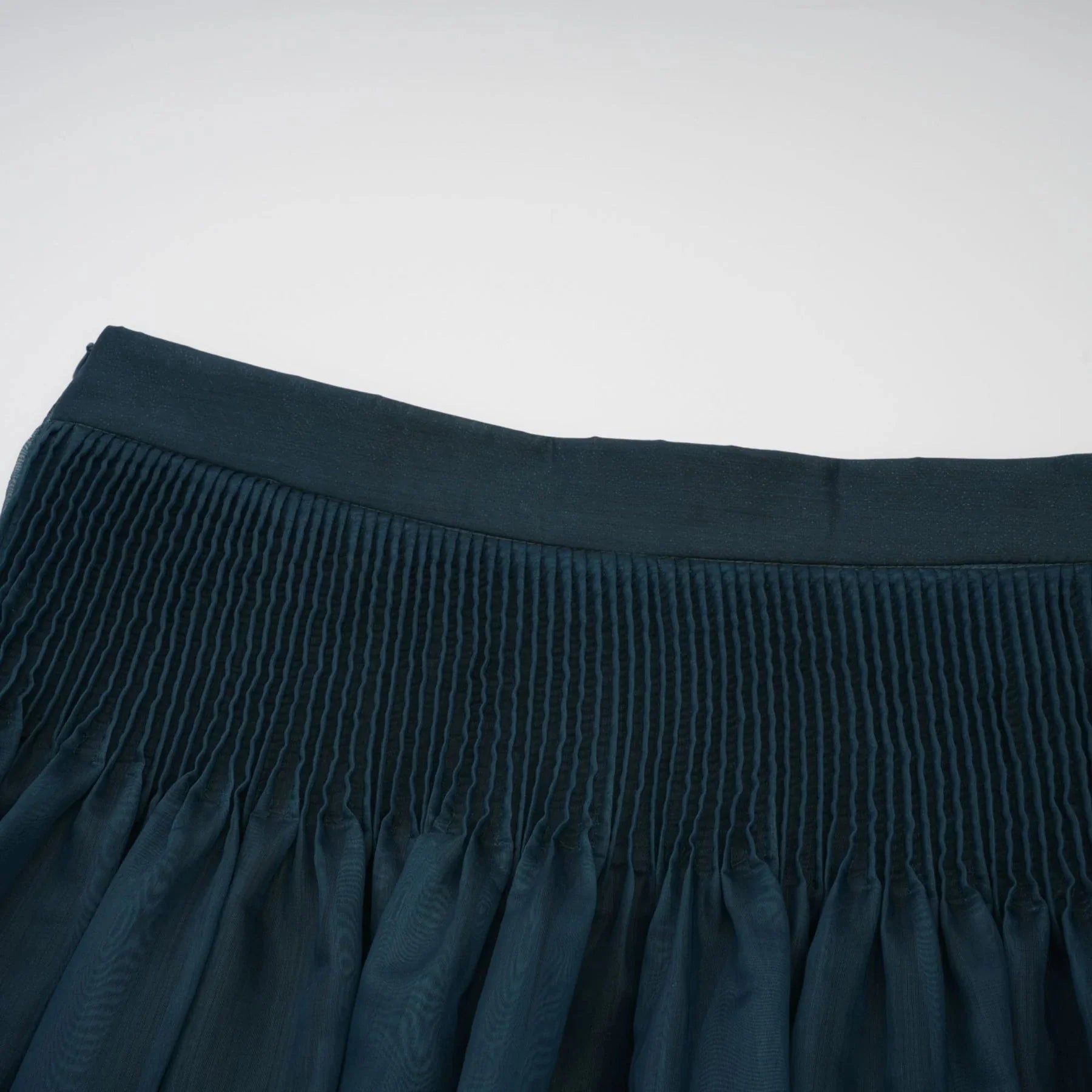 Zaria Shirt & Skirt Set Smocked Panelling Pleated Maxi - Length