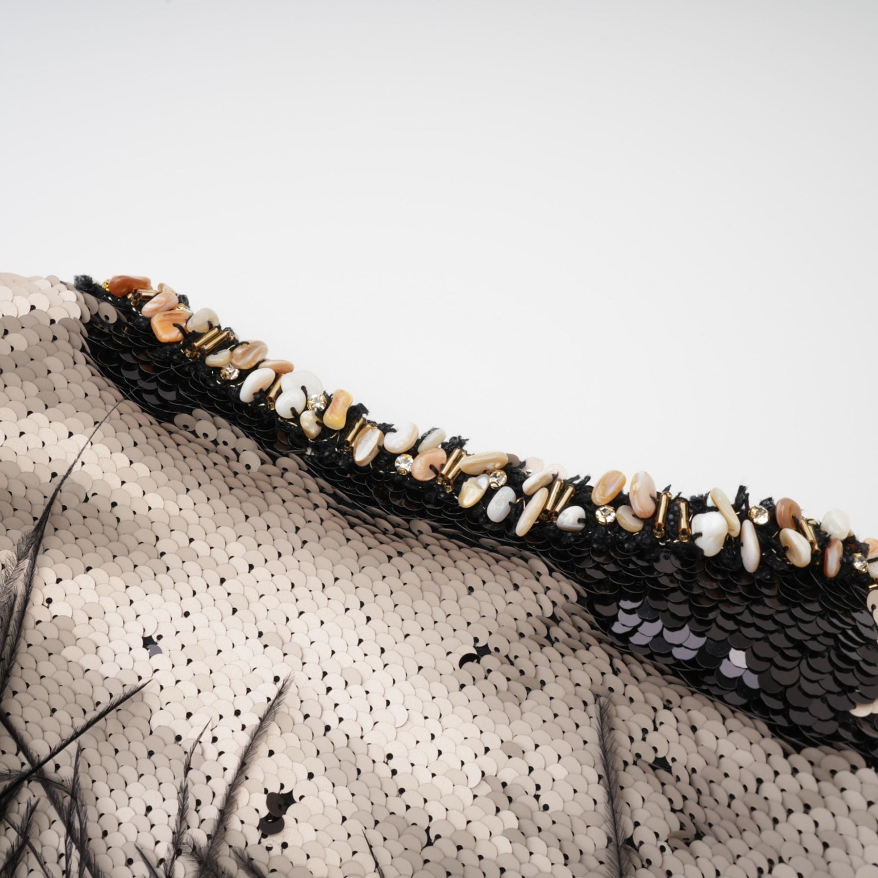 Zelinda Sequin Bead Embellishment Jacket