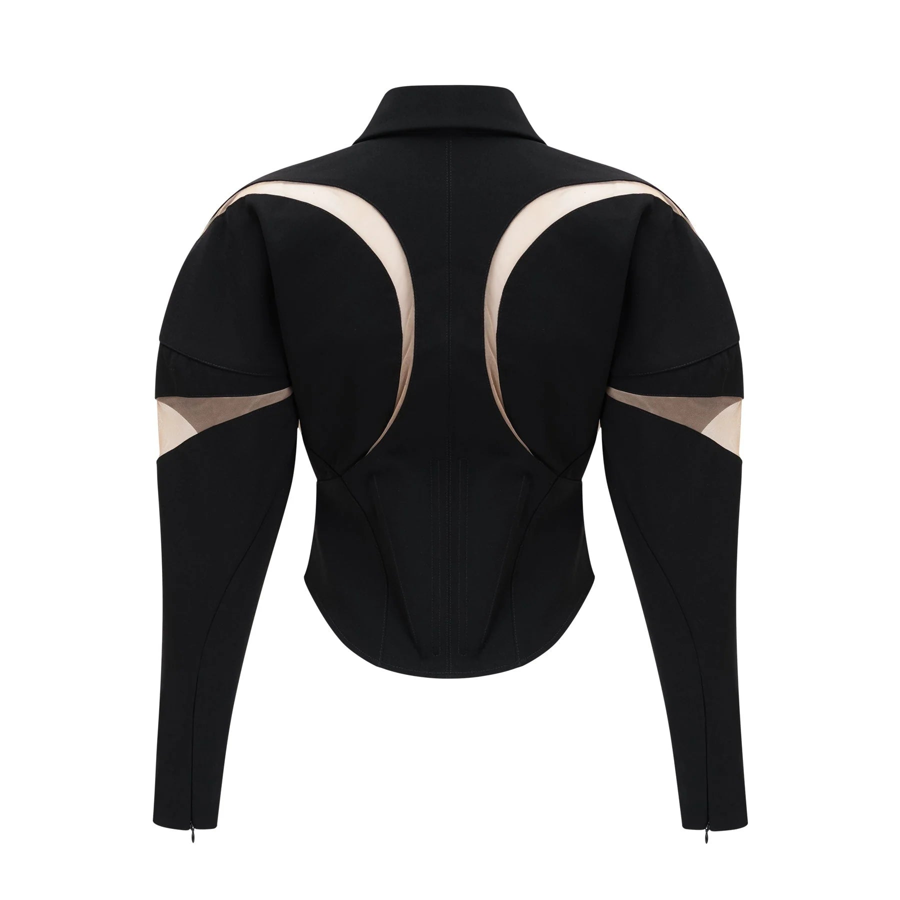 Zita Jacket with Corset Style & Mesh Panels