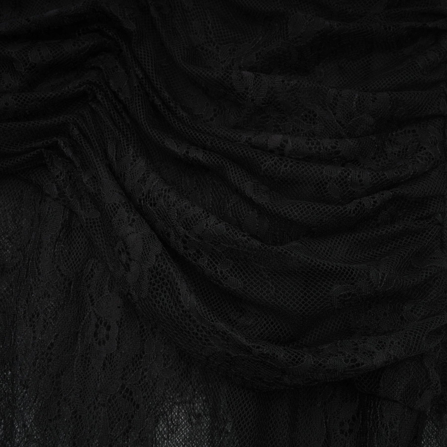 Zita Maxi Dress - Classic Blac - One - Shoulder Asymmetric Design with Lace Detailing
