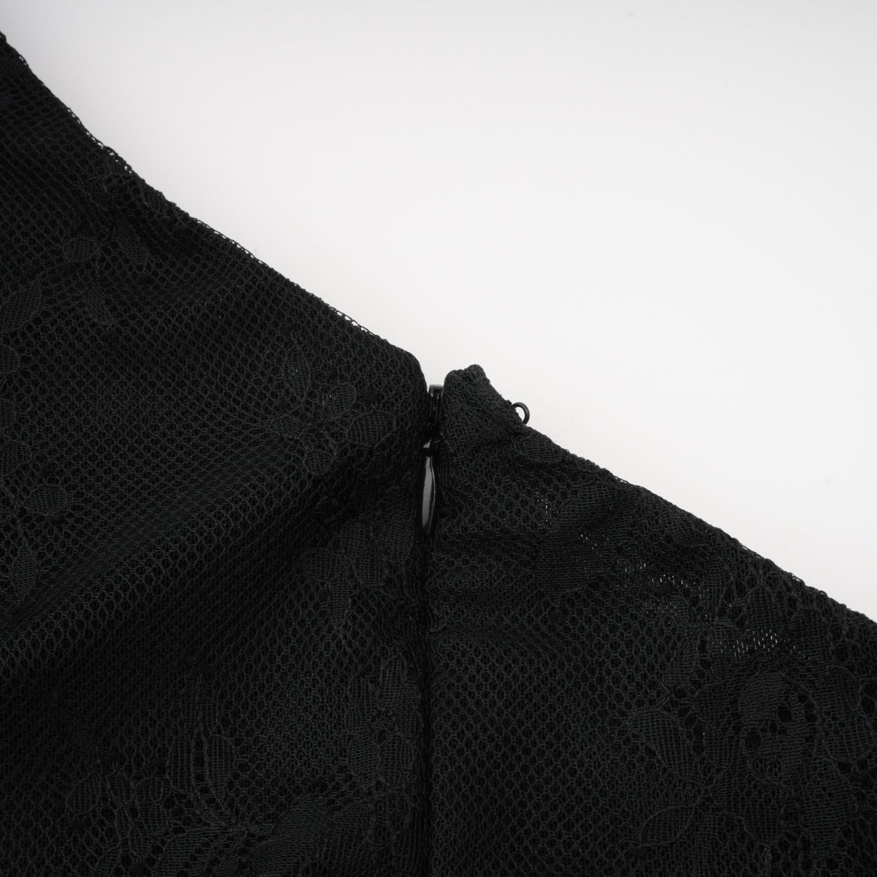 Zita Maxi Dress - Classic Blac - One - Shoulder Asymmetric Design with Lace Detailing