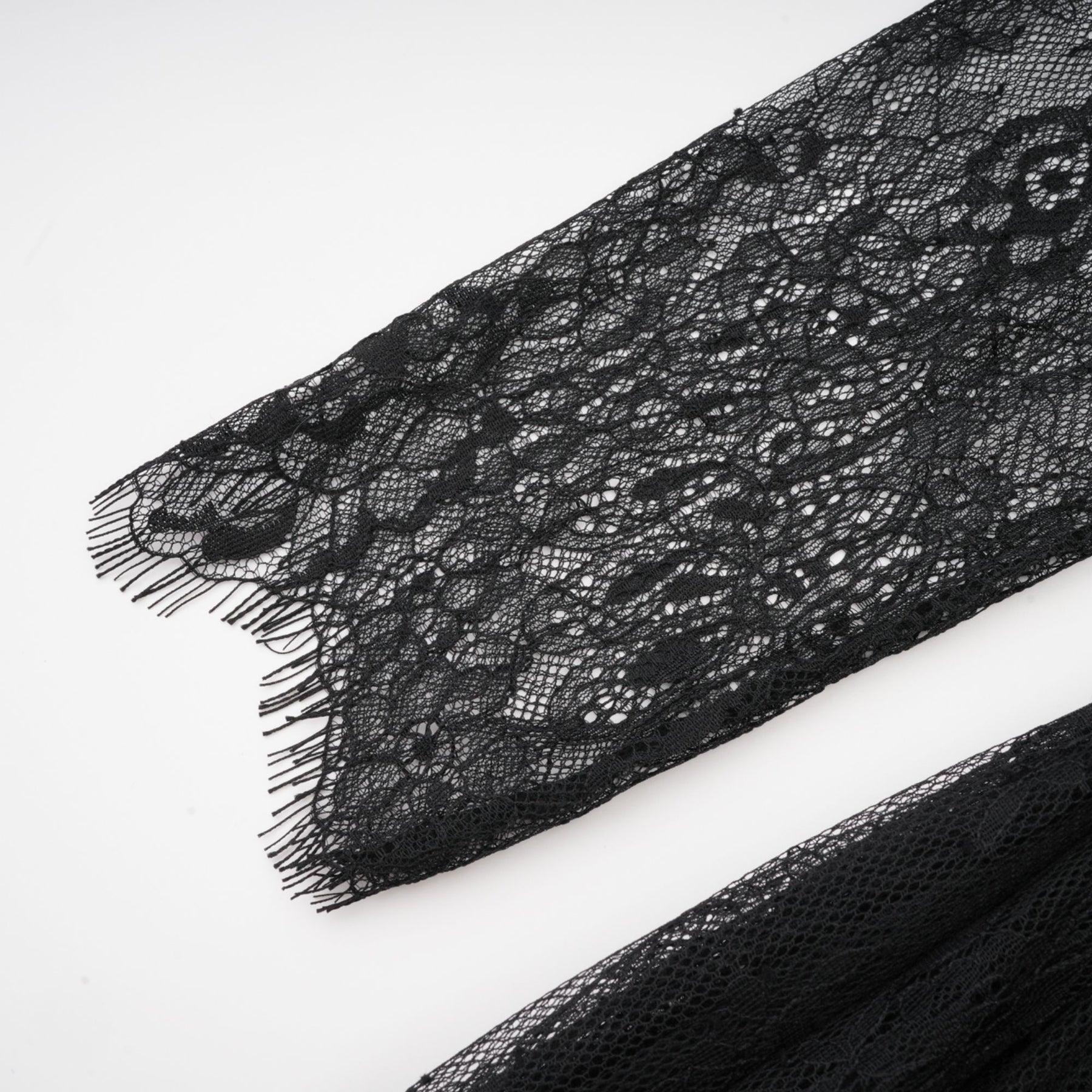 Zita Maxi Dress - Classic Blac - One - Shoulder Asymmetric Design with Lace Detailing