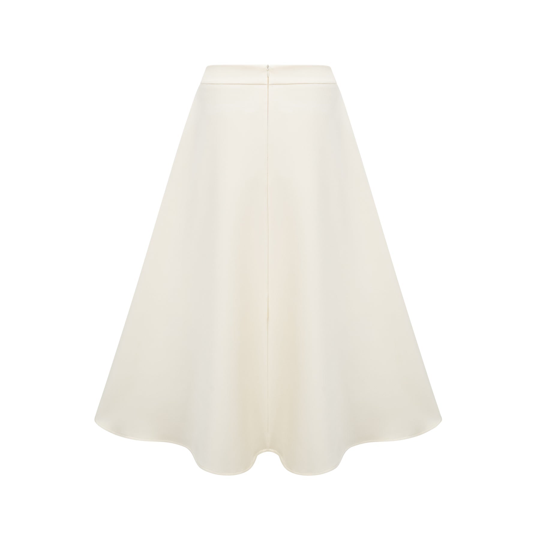 Zita Neutrals Skirt & Top Set 3D Petal Crystal Embellishment