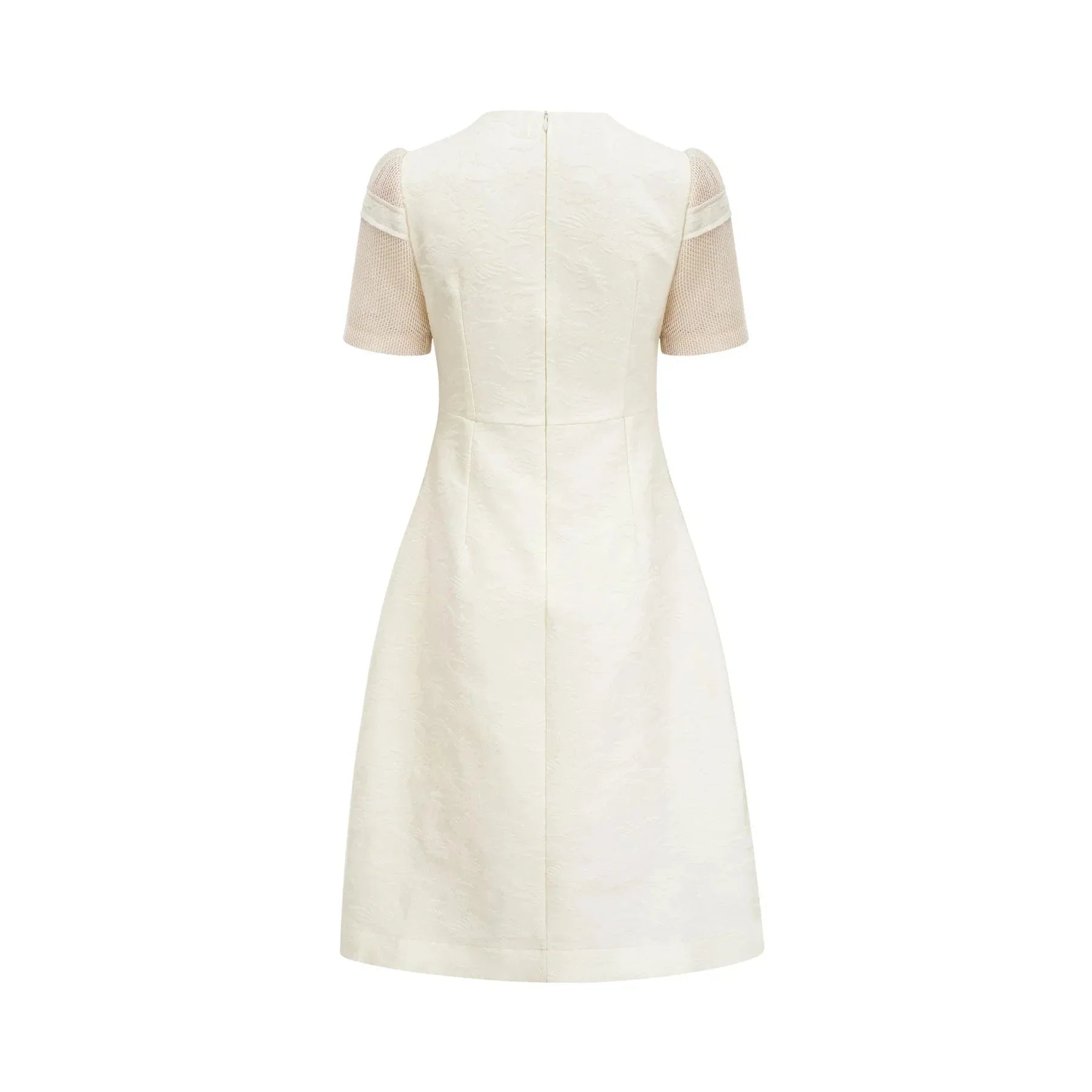 Zoe Floral Embroidery A - Line Midi Dress