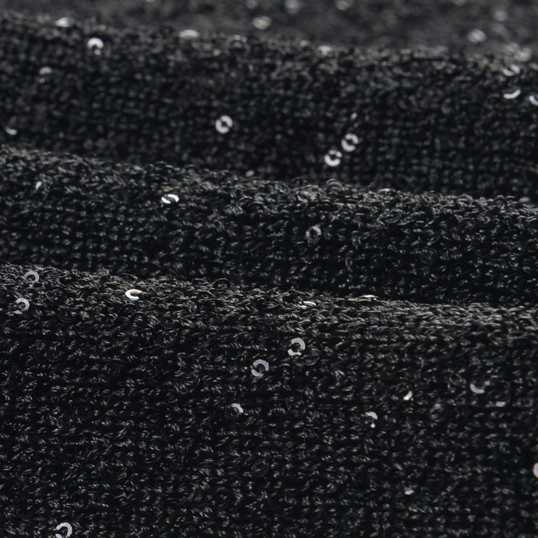 Zoe Jacket & Skirt Black Sequin Matching Set
